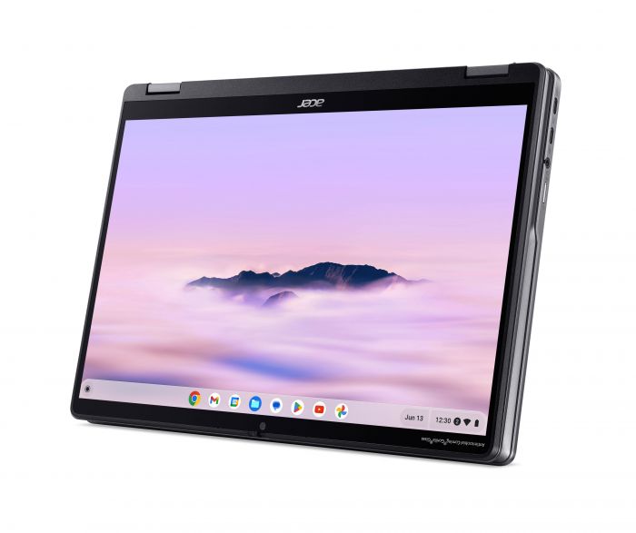 Ноутбук Acer Chromebook Plus Spin 514 CP514-4HN 14" WUXGA IPS Touch, Intel 5-120U, 8GB, F256GB, UMA, ChromeOS, сірий