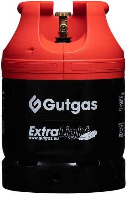 Балон газовий сталевий Gutgas Ragasco ExtraLight XLT-19.9, 19.9л, 30бар, вентиль KLF, 6.5кг