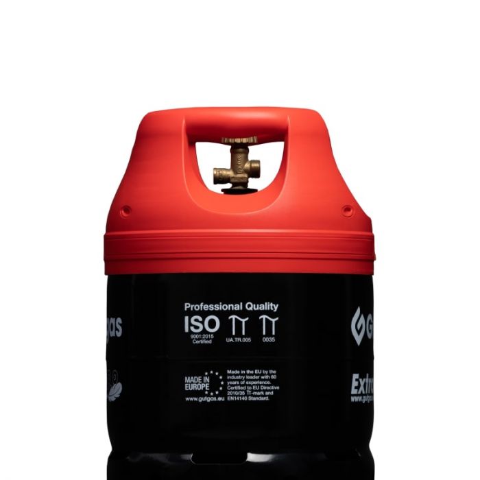 Балон газовий сталевий Gutgas Ragasco ExtraLight XLT-19.9, 19.9л, 30бар, вентиль KLF, 6.5кг