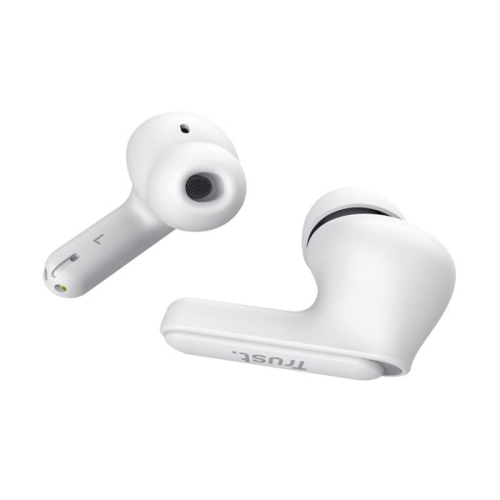 Навушники TWS Trust Yavi Earbuds BT 5.3, ENC, SBC, Mic, Білий