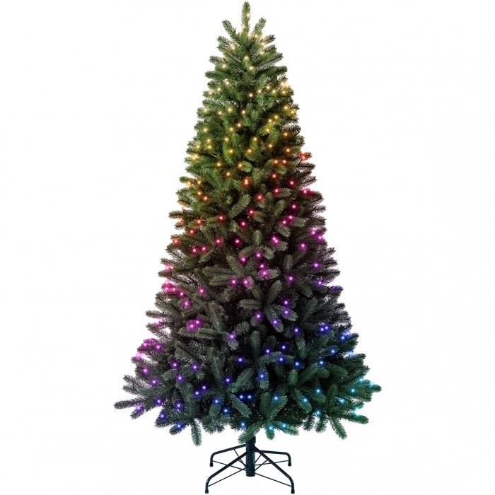 Гірлянда Smart LED Twinkly tree Strings RGB 500 налаштована на 2.1м ялинці