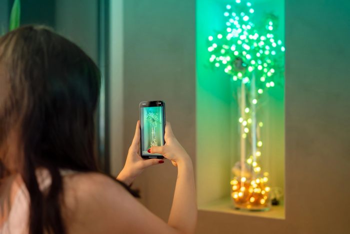 Гірлянда Smart LED Twinkly Candies Pearl RGB 100 IP20 6м USB-C кабель зелений без БЖ