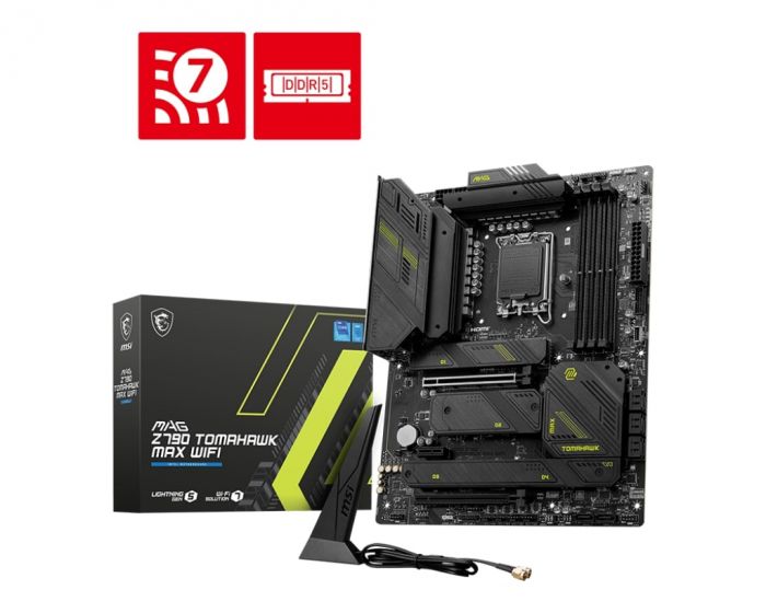 Материнcька плата MSI MAG Z790 TOMAHAWK MAX WIFI s1700 Z790 4xDDR5 HDMI DP WiFi BT ATX