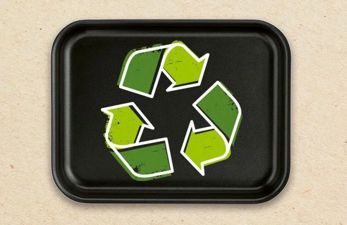 Форма для запікання Tefal La Recyclee, прямокутна, 19x25см, алюміній, чорний