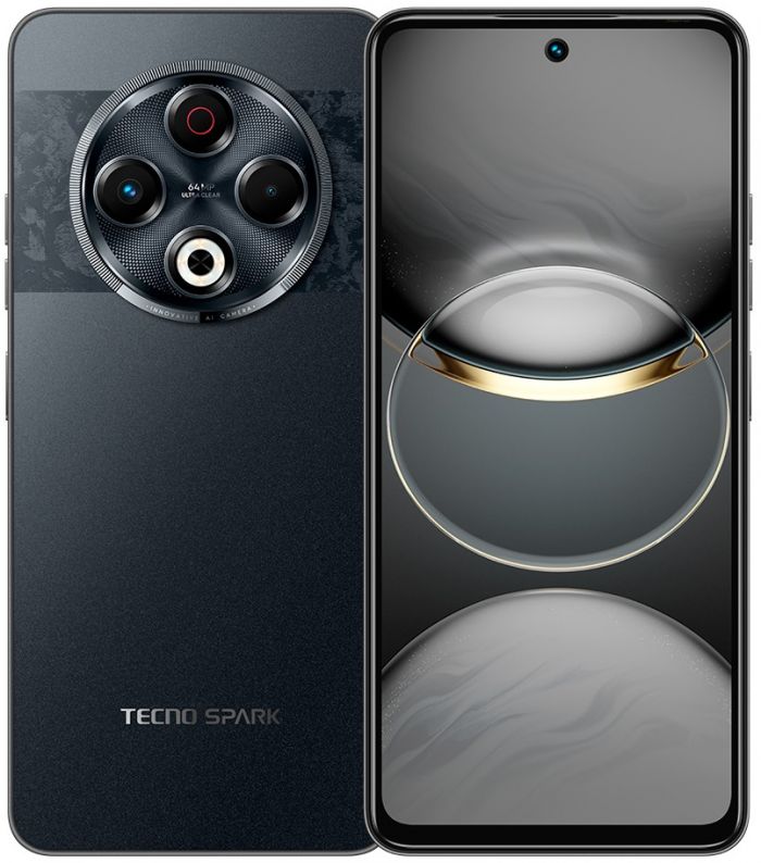 Смартфон TECNO Spark 30 (KL6) 6.78" 8/128ГБ, 2SIM, 5000мА•год, Stellar Shadow