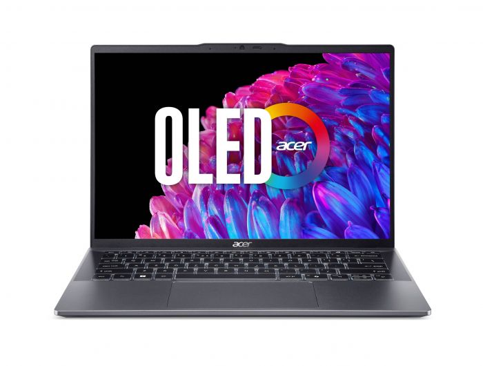 Ноутбук Acer Swift Go 14 SFG14-63 14" 2.8K OLED, AMD R7-8845HS, 32GB, F1TB, UMA, Lin, сірий