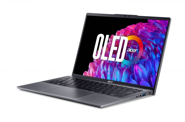 Ноутбук Acer Swift Go 14 SFG14-63 14" 2.8K OLED, AMD R7-8845HS, 32GB, F1TB, UMA, Lin, сірий