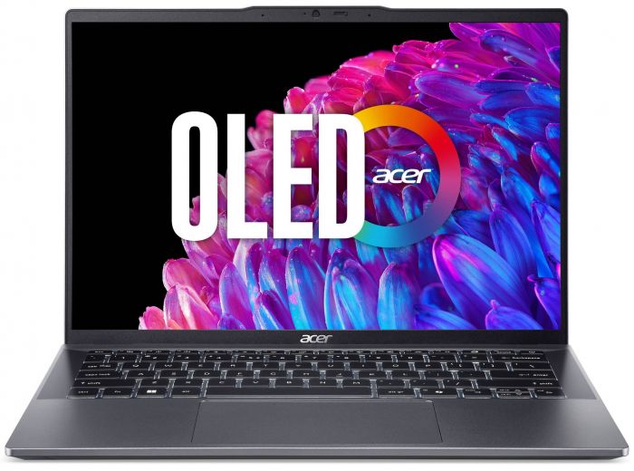 Ноутбук Acer Swift Go 14 SFG14-63 14" 2.8K OLED, AMD R7-8845HS, 32GB, F1TB, UMA, Lin, сірий