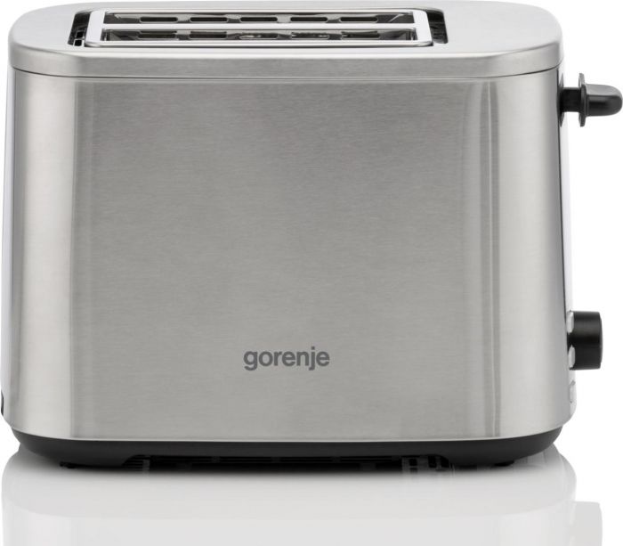 Тостер Gorenje 800Вт, підігрів, розморожування, пластик, сріблястий