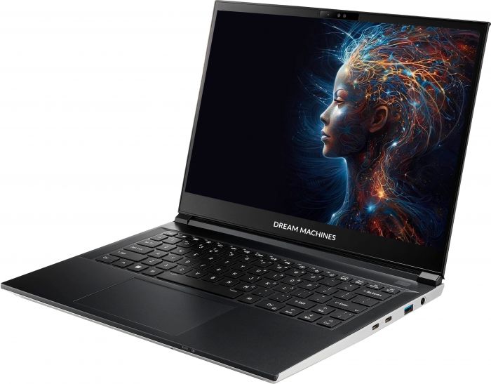 Ноутбук Dream Machines RG4060-14 14QHD+ IPS, Intel Ultra 7-155H, 32GB, F1TB, NVD4060-8, DOS, чорний