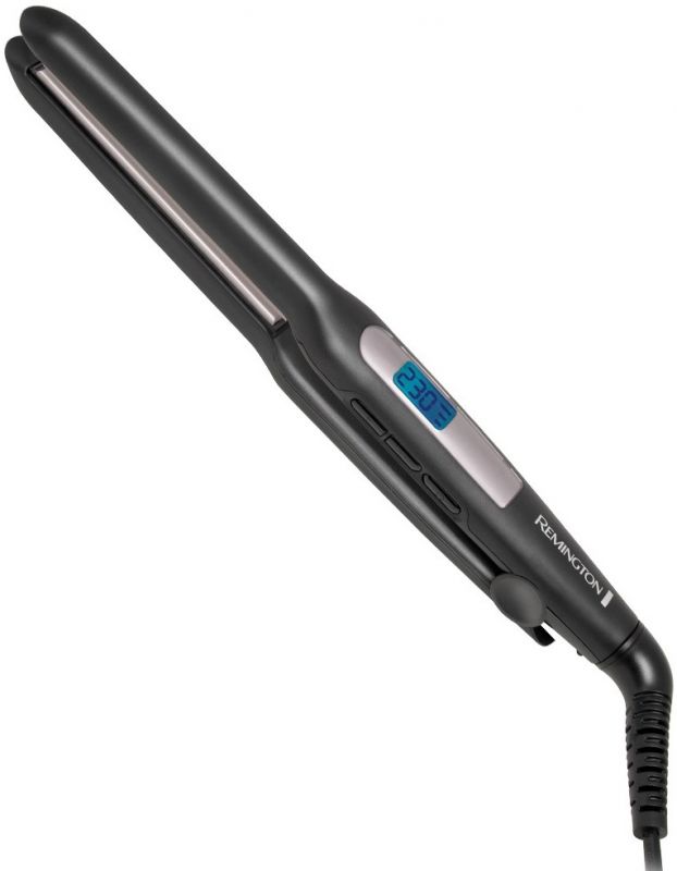 Випрямляч Remington PRO-Ceramic Extra Slim, темп.режимов-9, 150-230С, чохол, дісплей, кераміка, чорний