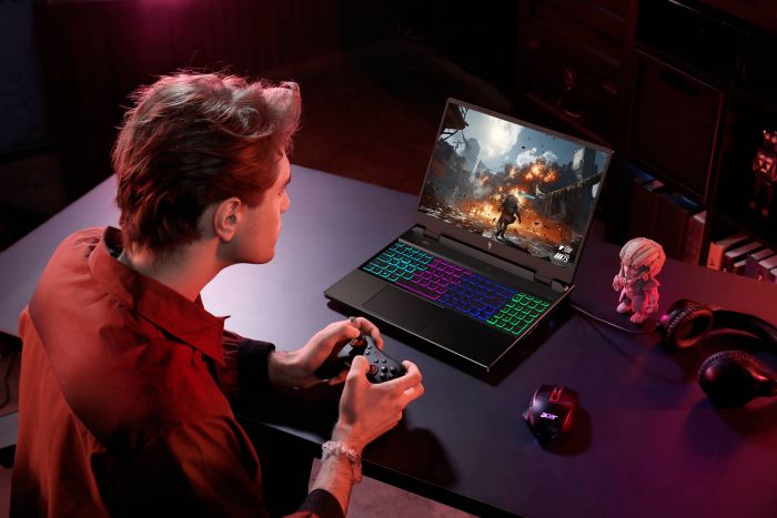 Ноутбук Acer Nitro 16 AN16-42 16" WQXGA IPS, AMD R7-8845HS, 32GB, F1TB, NVD4070-8, Lin, чорний