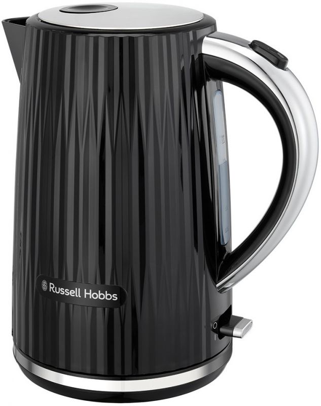 Електрочайник Russell Hobbs Eden, 1.7л, нержавіюча сталь, пластик, чорний