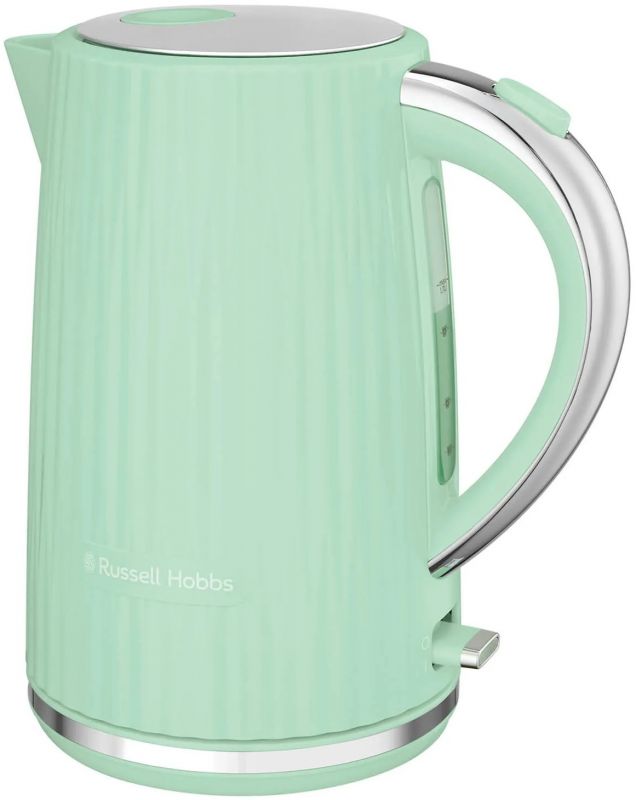 Електрочайник Russell Hobbs Eden, 1.7л, нержавіюча сталь, пластик, фісташковий