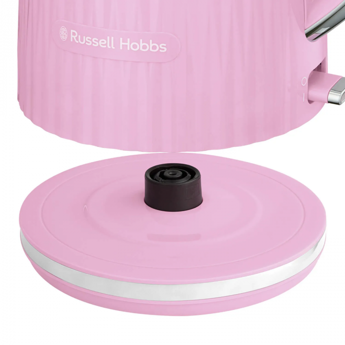 Електрочайник Russell Hobbs Eden, 1.7л, нержавіюча сталь, пластик, малиновий