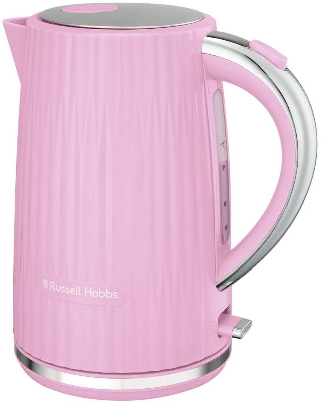 Електрочайник Russell Hobbs Eden, 1.7л, нержавіюча сталь, пластик, малиновий