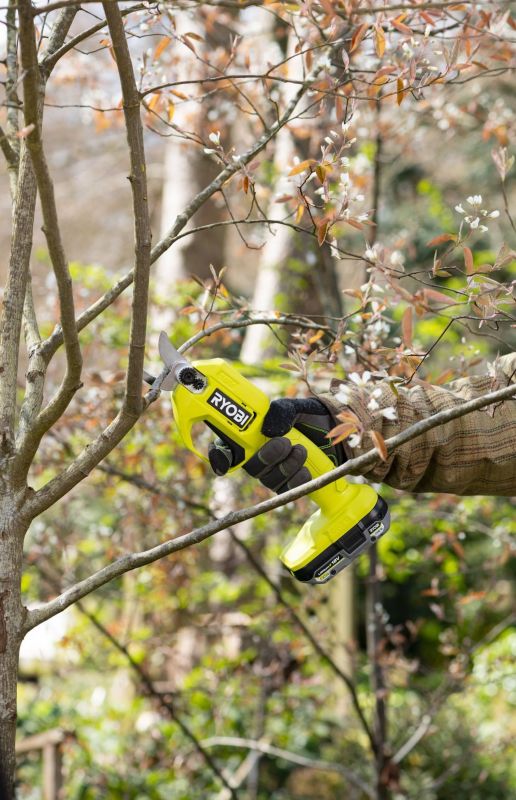 Секатор акумуляторний Ryobi ONE+ RY18SCA-0 18В d різа 25мм 0.74кг без АКБ та ЗП