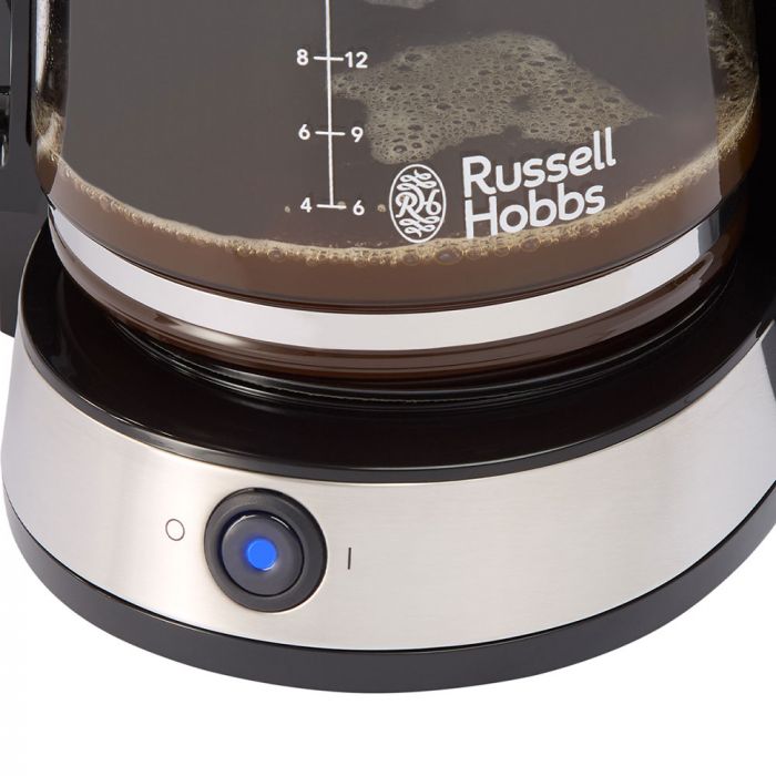 Кавоварка Russell Hobbs Heaton, 1.25л, мелена, чорно-срібний