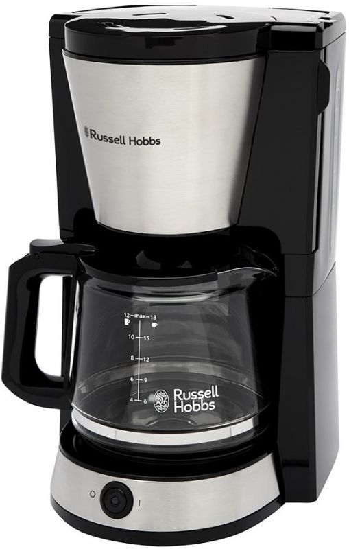 Кавоварка Russell Hobbs Heaton, 1.25л, мелена, чорно-срібний