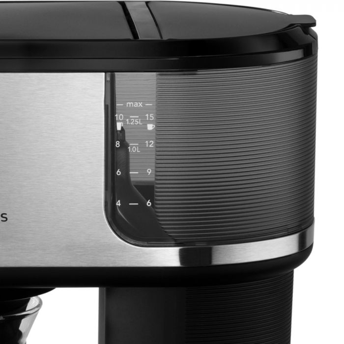 Кавоварка Russell Hobbs  Attentiv, 1.25л, мелена, чорно-срібний