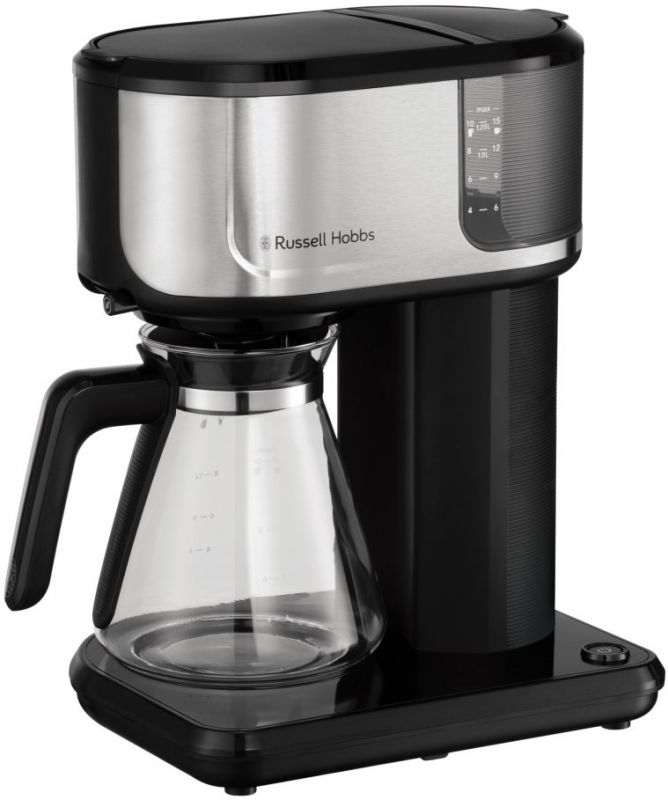 Кавоварка Russell Hobbs  Attentiv, 1.25л, мелена, чорно-срібний