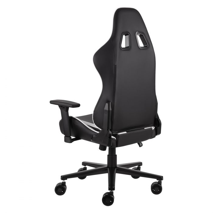 Крісло 2E GAMING BUSHIDO II, ПУ шкіра, 3D-Armrests, чорно-білий