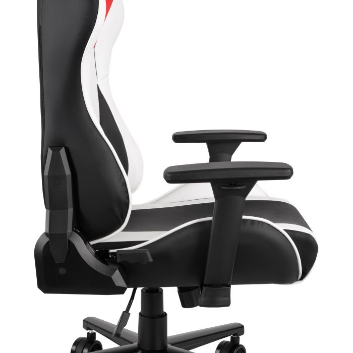 Крісло 2E GAMING BUSHIDO II, ПУ шкіра, 3D-Armrests, чорно-білий