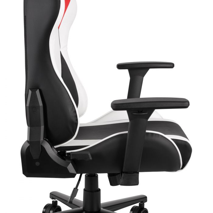 Крісло 2E GAMING BUSHIDO II, ПУ шкіра, 3D-Armrests, чорно-білий