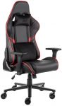 Крісло 2E GAMING HIBAGON II, ПУ шкіра, 3D-Armrests, чорно-червоний