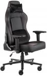 Крісло 2E GAMING BASAN II, ПУ шкіра, 4D-Armrests, чорно-червоний