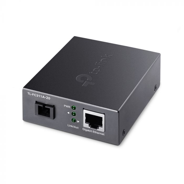 Медіаконвертер TP-LINK FC311A-20 1xGE, 1x1000BASE-LX, SM, WDM, 20km, SC