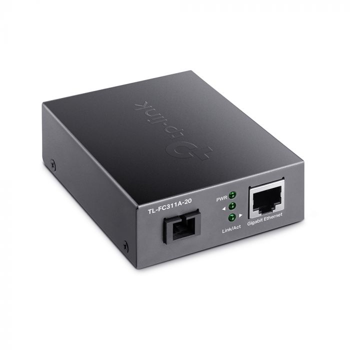 Медіаконвертер TP-LINK FC311A-20 1xGE, 1x1000BASE-LX, SM, WDM, 20km, SC