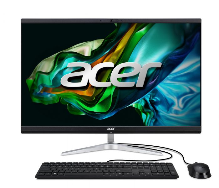 Комп'ютер персональний моноблок Acer Aspire C27-1851 27" FHD Intel i7-1360P, 16GB, F512GB, UMA, Wi-Fi, кл+м, без ОС, чорний