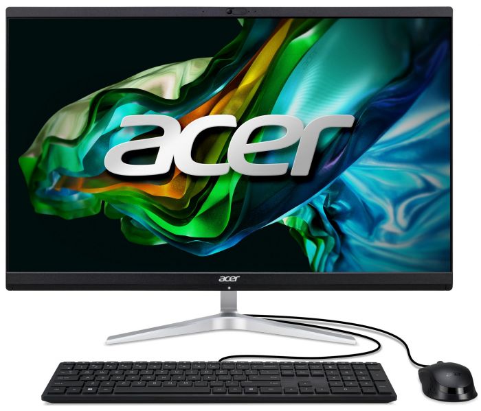 Комп'ютер персональний моноблок Acer Aspire C27-1851 27" FHD Intel i7-1360P, 16GB, F512GB, UMA, Wi-Fi, кл+м, без ОС, чорний