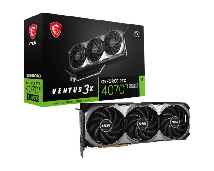 Відеокарта MSI GeForce RTX 4070 Ti SUPER 16GB GDDR6X VENTUS 3X OC