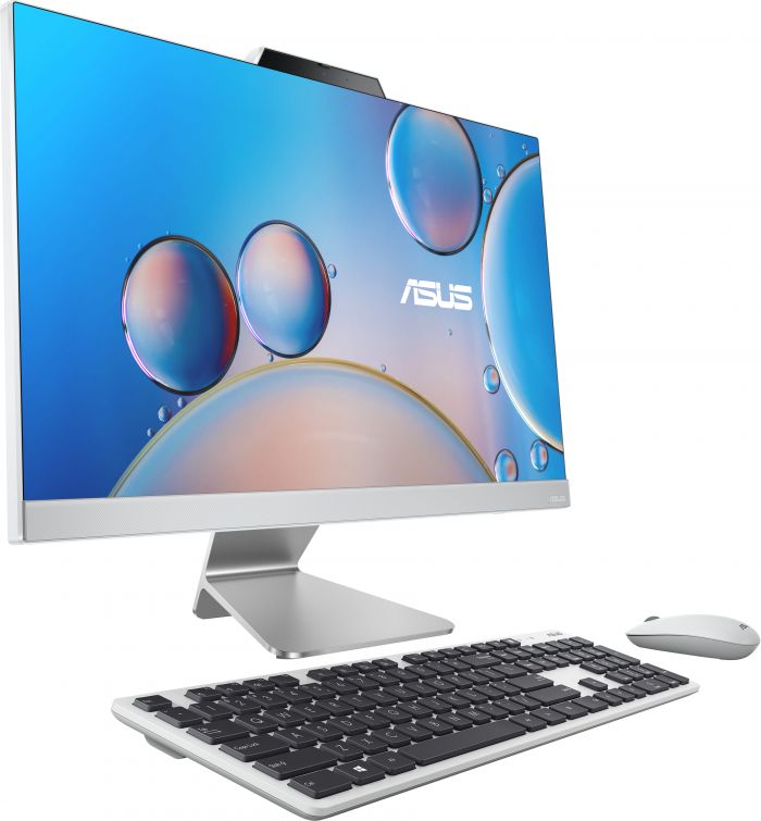 Комп'ютер персональний моноблок ASUS A3402WVAK-WA0030 23.8" FHD AG, Intel 3-100U, 16GB, F512GB, UMA, WiFi, кл+м, 3р, без ОС, білий