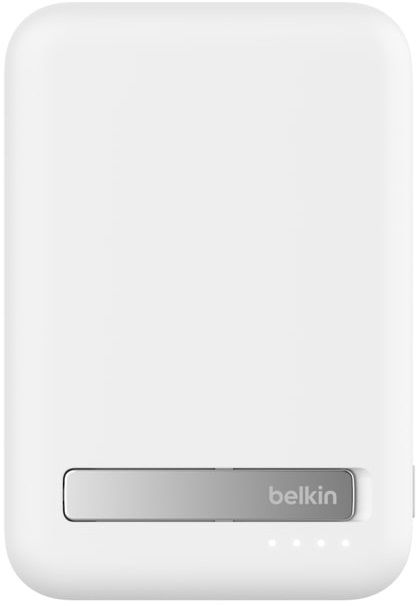 Акумулятор портативний літій-іонний Power Bank Belkin 8000мА·год, 15Вт, MagSafe Qi2, білий