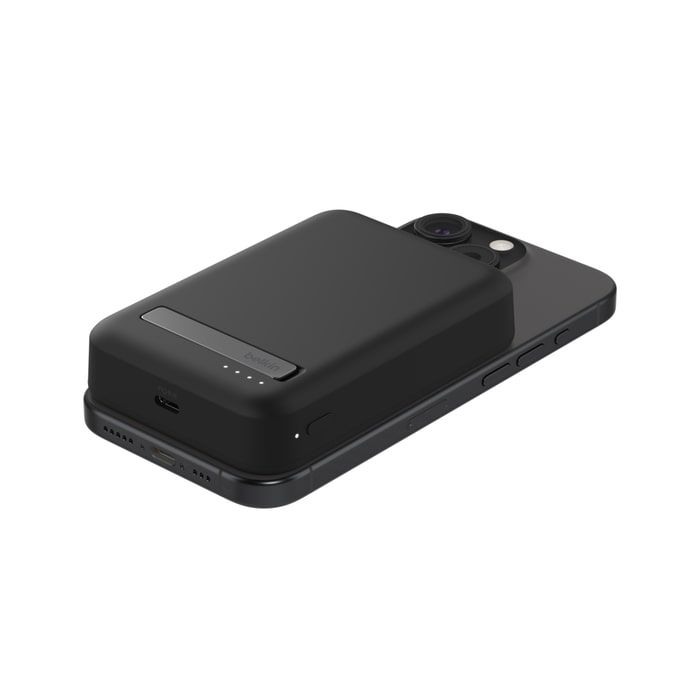 Акумулятор портативний літій-іонний Power Bank Belkin 10000мА·год, 15Вт, MagSafe Qi2, чорний
