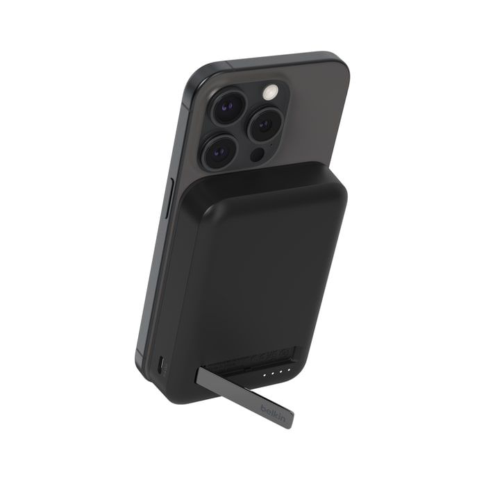Акумулятор портативний літій-іонний Power Bank Belkin 10000мА·год, 15Вт, MagSafe Qi2, чорний