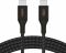 Кабель USB-C > USB-C заряджання/синхронізації Belkin 2м, 240Вт, Type-C, плетений, чорний