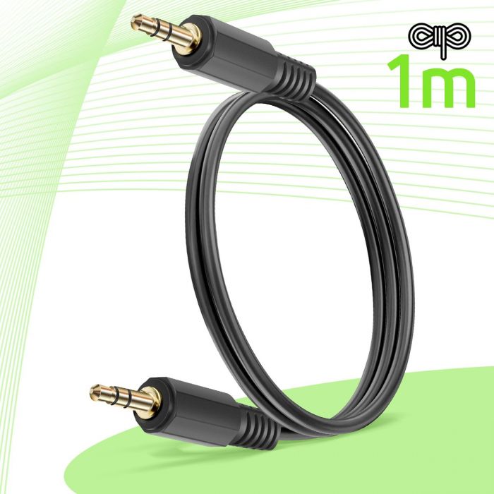 Кабель jack 3.5 > jack 3.5 (M/M) Belkin 1м, чорний