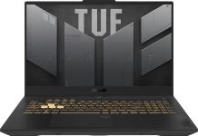 Ноутбук ASUS TUF F17 FX707VI-LL100 17.3" WQHD, Intel I7-13620H, 32GB, F1TB, NVD4070-8, NoOS, Сірий