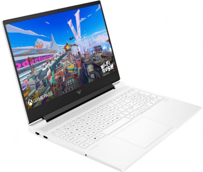 Ноутбук HP Victus 16-r1024ua 16.1" FHD IPS AG, Intel i5-14500HX, 32GB, F1024GB, NVD4060-8, DOS, білий