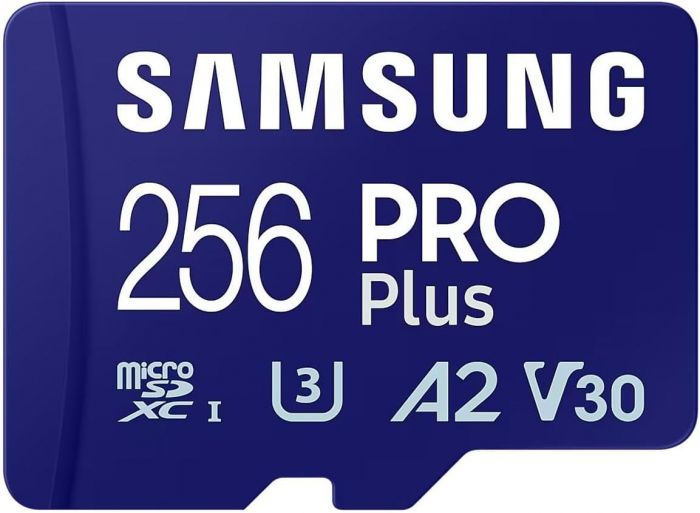 Карта пам'яті Samsung microSDXC   256GB C10 UHS-I R180MB/s PRO Plus