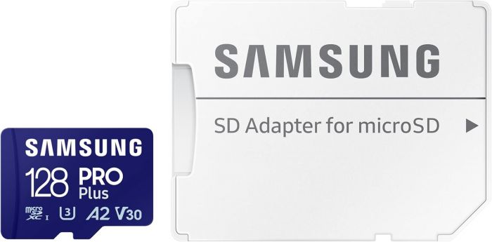 Карта пам'яті Samsung microSDXC    128GB C10 UHS-I R180MB/s PRO Plus