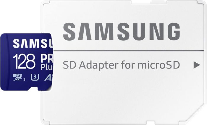 Карта пам'яті Samsung microSDXC    128GB C10 UHS-I R180MB/s PRO Plus