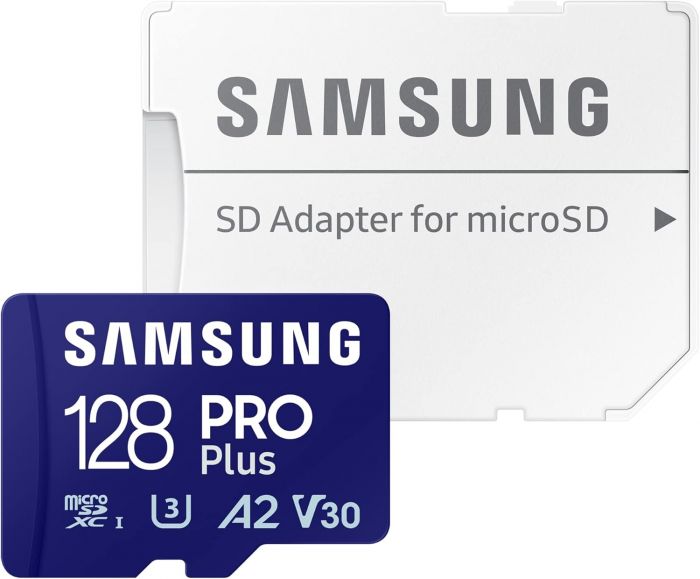 Карта пам'яті Samsung microSDXC    128GB C10 UHS-I R180MB/s PRO Plus