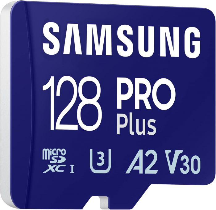 Карта пам'яті Samsung microSDXC    128GB C10 UHS-I R180MB/s PRO Plus