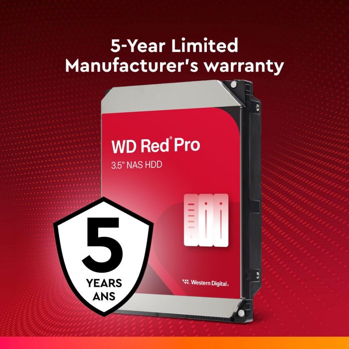 Жорсткий диск WD  8TB 3.5" 7200 256MB SATA Red Pro NAS