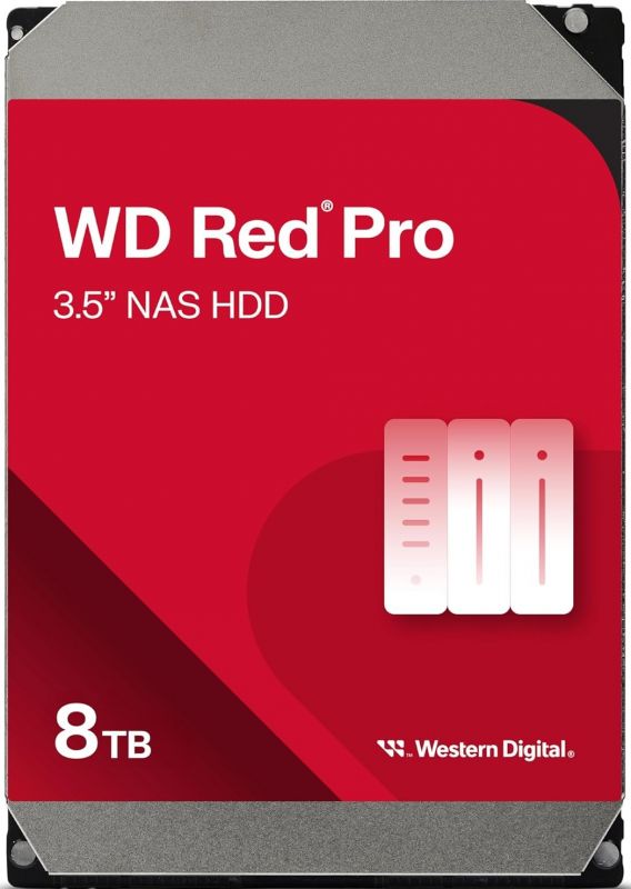 Жорсткий диск WD  8TB 3.5" 7200 256MB SATA Red Pro NAS